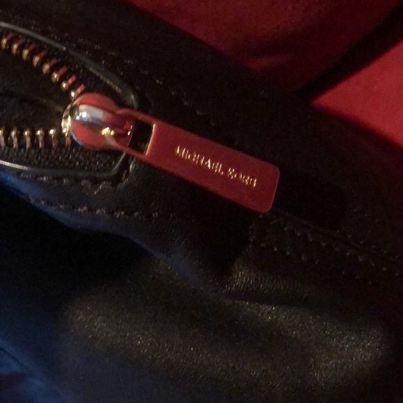 Black Leather Authentic Michael Kors Purse - Picture 2 of 4